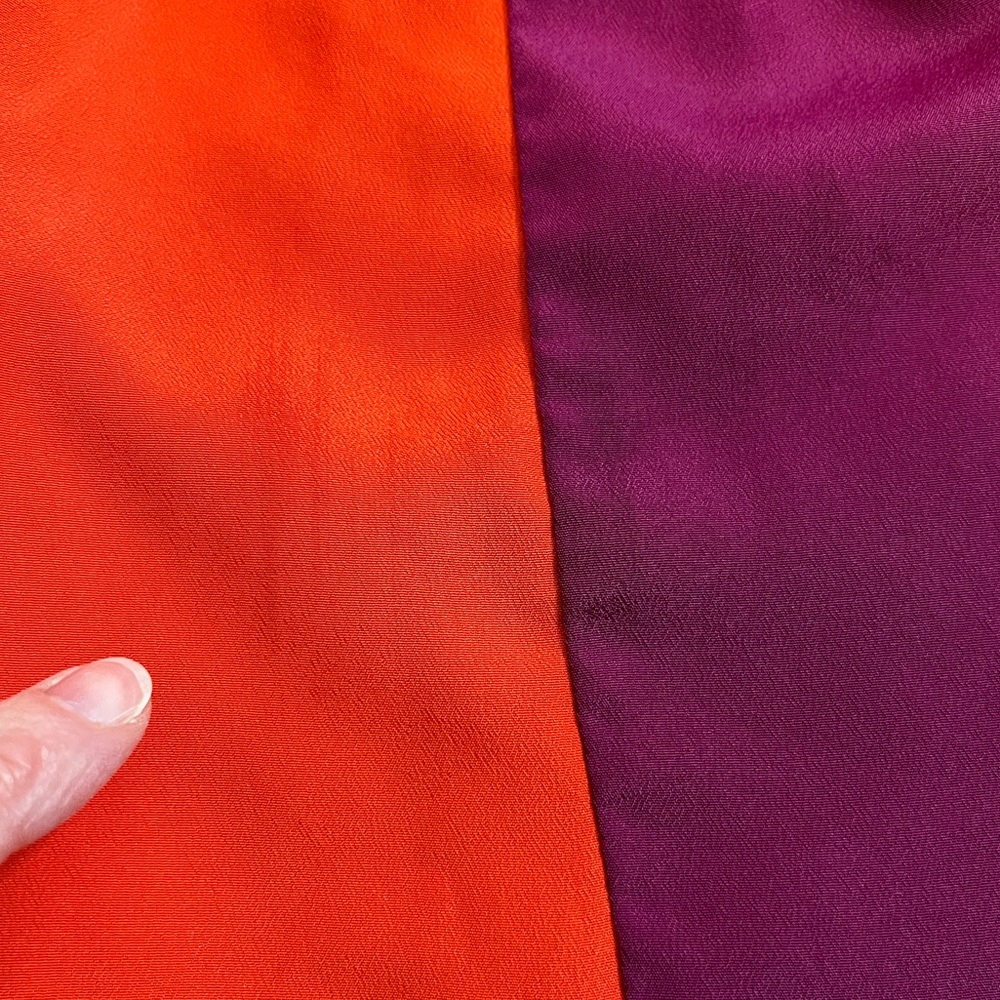 Mossimo Purple Orange Grey Colorblock Spaghetti Strap Dress Small 2012 Target - Picture 8 of 10